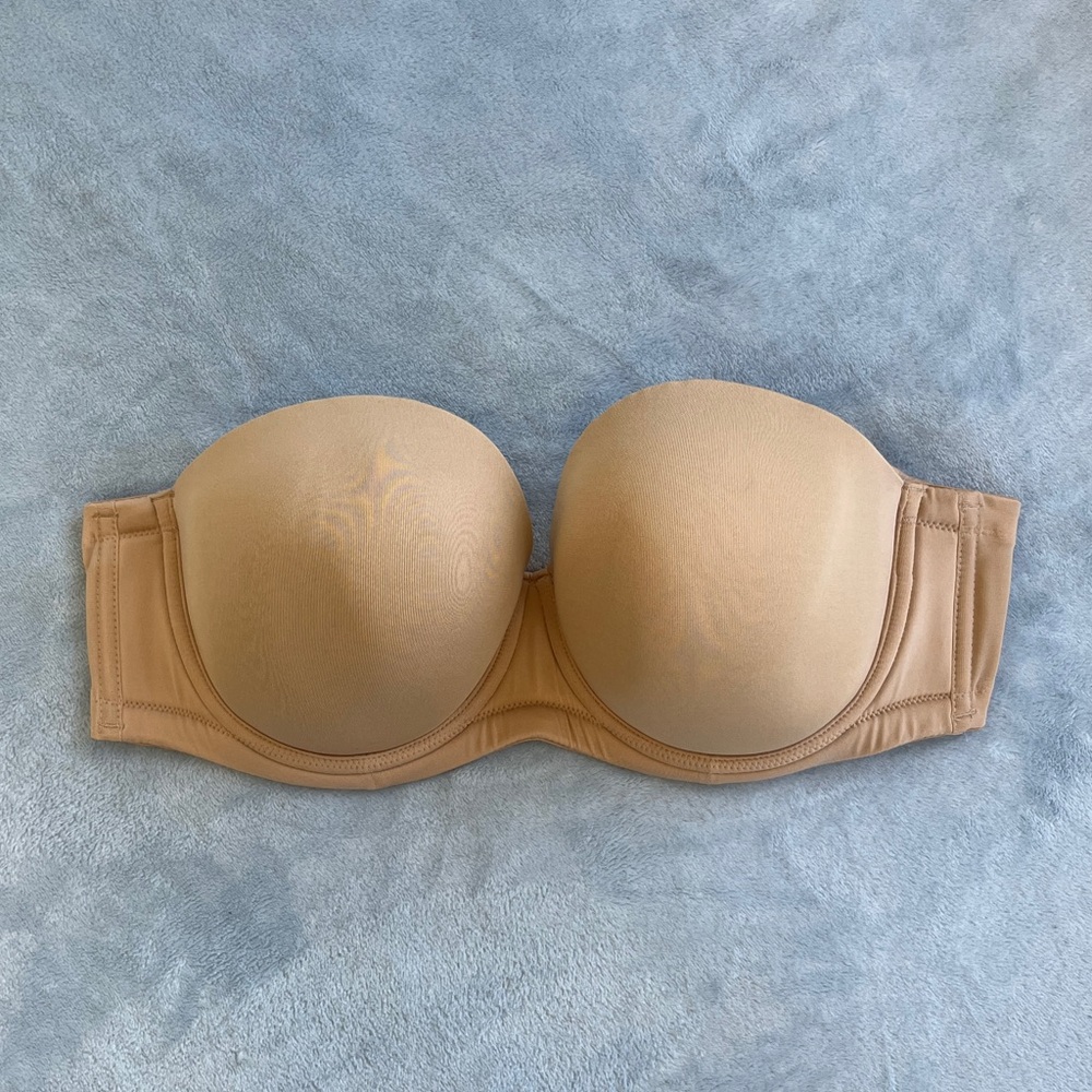 WACOAL | Beige Red Carpet Strapless Bra, NWOT | 34DDD US / 34E UK